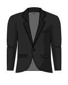 Suit Jacket 1button