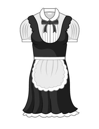 Maid Costume |Fashion items|Avachara - Anime Avatar Maker